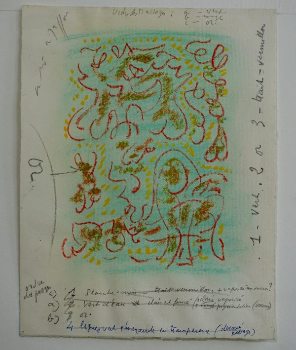 Pastel Etude pour EROPHAGES Le rebelle du surréalisme  André Masson (1896-1987) – Image 5